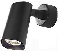 Lámpara de pared interior, DIRIGIÓ Fondo direccional moderno, luz ajuste ángulo, aplique lectura en la noche, luces montaje for sala estar, gabinete, pasillo, dormitorio, cocina(Black a,Neutral light)