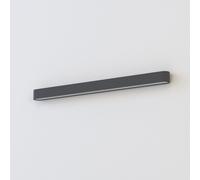 Lámpara De Pared Interior Up Down 93,5cm Gris Incl. T8 LED 3000K Cálido