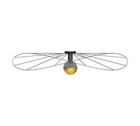 Lámpara de pared / Lámpara de techo Eskola 110 negro