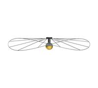 Lámpara de pared / Lámpara de techo Eskola 140 negro