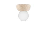 Globen Lighting Lámpara de pared/plafón Torrano 13 cm Travertin