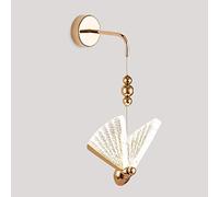 Lámpara de pared Lámparas de pared de cabecera de mariposa Luz colgante LED interior para dormitorios Apliques de pared Dormitorio de niña Bebé Niños Luz nocturna creativa Decoración de la habitación