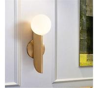 Lámpara de Pared LED de diseño artístico de Moda con Bola de Cristal para Estudio, Cocina, cafetería, Aplique de Pared Interior, lámpara de Pared Moderna