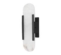 Lámpara de Pared LED de Mármol Esmerilado Moderna, Lámpara Decorativa para Sala de Estar, Cocina, Dormitorio, Pasillo, Aplique de Pared con Base G4 para Iluminación Interior, Hierro y