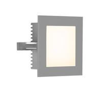 Lámpara de pared LED empotrable EVN P2180, 3000 K, plateada