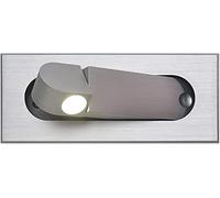Lámpara de Pared LED empotrada, Moderna lámpara de Pared Ajustable con Interruptor Independiente, luz de Lectura de 3 W para cabecera, luz de cabecera Interior, luz de Pared para d