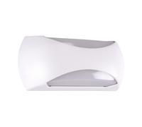Lámpara De Pared LED Exterior IP65 Up Down 4000 K 1470 Lm 23 Cm De Ancho Blanca