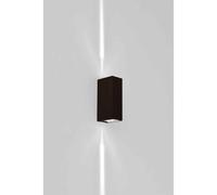 Lámpara De Pared LED Exterior Negra Up&Down 6W Lente De Haz Delgado Frío 6000K