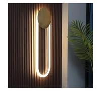Lámpara de pared LED minimalista - Diseño artístico retro para dormitorio, mesita de noche, pasillo y escaleras. Luminaria decorativa moderna para realzar la decoración del hogar (Blanco frío, 20 x 1