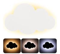 Lámpara de pared LED Nube, 3 modos de temperatura de color, lámpara de interior, lámparas de nube de luz suave para habitación infantil, 9 W, creativa lámpara de pared infantil para dormitorio