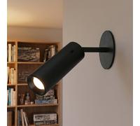 Lámpara De Pared LED Portátil Con Pantalla Negra 3000 K Foco De Pared