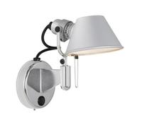Lámpara de Pared LED Tolomeo Micro Faretto Regulable con Interruptor 3000K Aluminio