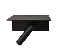 Lámpara de Pared,Led Wall Mount Readilight Usb Carga Wall Sconce Rack Lámpara de Cabecera, Focused Bed Readilightifixture, Dormitorio Sconces Estudio Sala de Estar/Negro