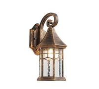 Lámpara De Pared, Luz De Montaje En Pared Retro Country Ip65 Lámpara De Pared Exterior Impermeable Y A Prueba De Herrumbre Aplique De Pared con Pantalla De Vidrio Burbuja