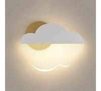 Lámpara de Pared Moderna con Nubes para Interiores, lámpara de Pared para Dormitorio de niños y niñas, lámpara de Pared LED Regulable para Estudio, baño, para Varias Habitaciones.