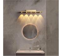 Lámpara de pared, moderna lámpara espejo LED lujo cobre for interior, porche, pasillo, decoración, luces largas, tocador, lavabo, baño,Candelabros