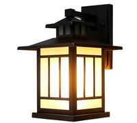 Lámpara de Pared Moderna para Exteriores, Resistente al Agua IP54, Apliques Grandes para Porche, iluminación de Pared, Casquillo E26/E27, Estilo Granero, antioxidante, para Patio,