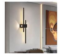 Lámpara de Pared Negra Moderna para Interiores, Montaje en Pared Izquierdo y Derecho, Ideal para Sala de Estar, Dormitorio, Pasillo, decoración del hogar (luz Neutra Derecha).