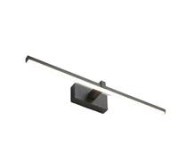 Lámpara de pared para cuadros Lámparas de pared con luces LED for espejo, lámpara plana LED blanca y negra impermeable for baño, lámpara de pared interior moderna, iluminación for baño, maquillaje par