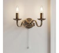 Searchlight Aplique Richmond, 2 luces con interruptor de tiro