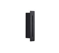 Lámpara de Pared Simple Moderna, lámpara de Pared empotrada, LED, 3 W, inducción del Cuerpo Humano, vestidor, Dormitorio, Pasillo de Sala de Estar, terraza de Villa, balcón de jardín./Negro/Blanco