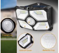 Lámpara de pared solar LED Wolster 722 4250416336439