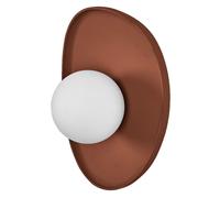 Lámpara De Pared Ton Y Vidrio Blanco OSRAM G9 Para Salón Pasillo 26 cm