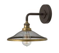 Lámpara De Pared Vintage ALEYNA En Bronce B:25cm Sala De Estar Loft Dormitorio