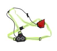 Lámpara de pecho recargable destacado noche Correr lámpara de pecho ajustable banda USB carga para Ciclismo Correr camping ABS caucho 2000mAh