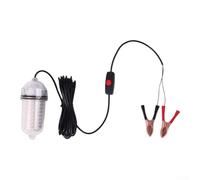 Lámpara de pesca de 12 V 180 LED con capacidad de inmersión completa IP68 para señuelo nocturno de calamar y despliegue de luz subacuática marina (luz verde 35 W)