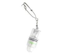 Lámpara de Pesca Sumergible LED para Aguas Profundas con Cadena Verde | Plástico Resistente, y Anti Presión, Uso en Pesca Submarina, Luz de Atracción para Señuelos