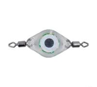 Lámpara de pesca sumergible LED verde 5g ligero (color) | Brillo LED azul, atrae peces específicos, tamaño de 4,5 cm, ligero 5 g, ideal para pesca nocturna