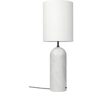 GUBI Lámpara de pie Gravity XL Mármol blanco/blanco. high