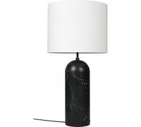 GUBI Lámpara de pie Gravity XL Mármol negro/blanco. low