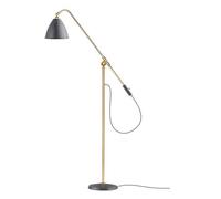 GUBI Lámpara de pie Bestlite BL4 gris-latón
