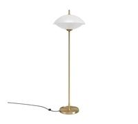 Fritz Hansen Lámpara de pie Clam 128 cm Opal-brass