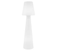 Lámpara de pie con batería Lola 165 Blanco (Blanco, Altura: 165 cm, RGB)