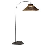 Lámpara de pie con batería Niza 230 (Marrón, 155 x 80 x 230 cm, Blanco cálido)