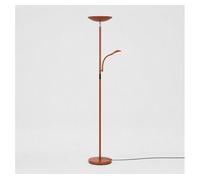 Lámpara de pie con flexo dunia led 18w 6500k 175x25cm terracota