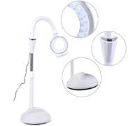 Lámpara De Pie Con Lupa De Luz Fría, Lámpara De Pie Con Lupa, Asiento De Eje De Un Solo Botón, Interruptor De Luz De 3 Filas, Perla Esférica, Lámpara De Pie Con Lupa Multifunción De 32 W. Tenga Esto