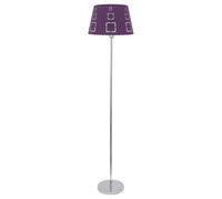 Lampara de pie de salon celaya 1xe27 berenjena de fabrilamp.