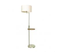 Lámpara de pie de salón, sirio, con mesa y conexión usb 1xe27, estr