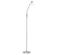 Lámpara de pie de texto brillante, grande, 1 x LED E14 3 W, 260 lm, 3000 K incluye, de metal/vidrio, hierro/blanco G16358/13