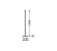 Lámpara de pie DECOR STICK de OSRAM, beige, altura 146 cm, 1 x E27