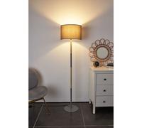 Lámpara De Pie Grand Purity Gris Madera Pantalla 160Cm Max 20W E27 Interruptor