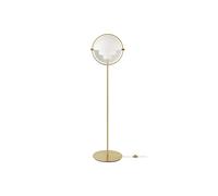 Lámpara de pie Gubi Multi-Lite, altura 148 cm, latón/blanco
