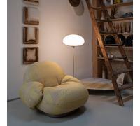 Lámpara de pie Gubi Stemlite, gris guijarro, altura 110 cm, atenuable