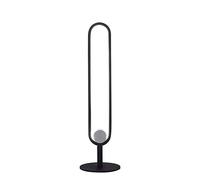 Lámpara de pie, lámpara de pie LED de personalidad simple, iluminación LED curvada, aleación de aluminio, lámpara de pie con interruptor de botón, adecuada para estudio, sala de estar y dormitorio