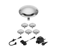 Lámpara de pie LED de superficie Bunda 1 luz para exterior blanco cálido 6