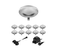 Lámpara de pie LED de superficie Bunda 2 luces para exterior blanco cálido 11s